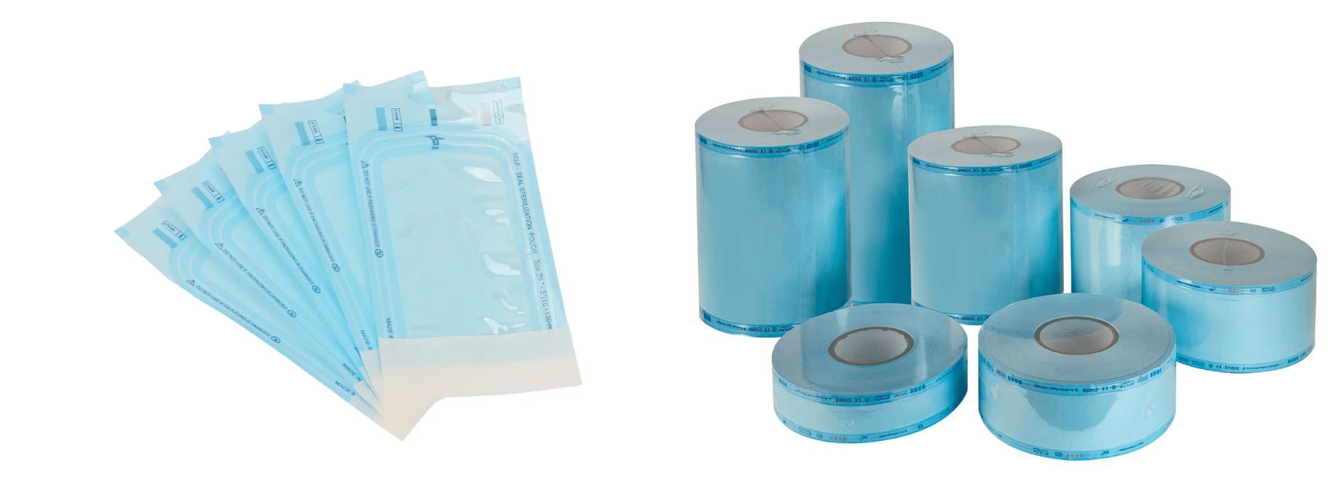 Bolsas y bobinas de esterilización
