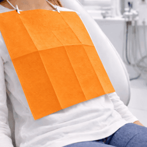 SERVILLETA BABERO PREMIUM NARANJA 500 UDS.
