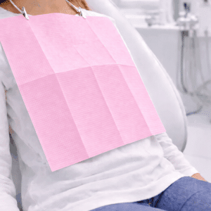 SERVILLETA BABERO PREMIUM ROSA 500 UDS.